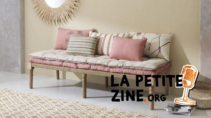 Pacha – Banquette 3 Places En Coton Et Manguier Massif 