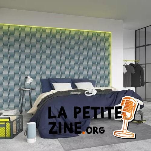 Papier Peint Intissé Ness Bleu Gris 