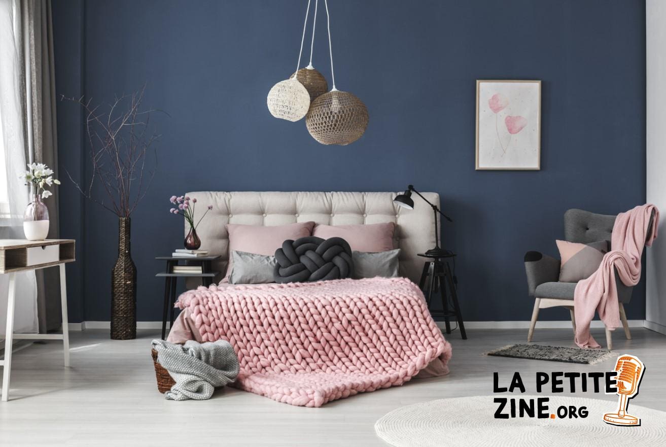 Chambre cocooning bleu