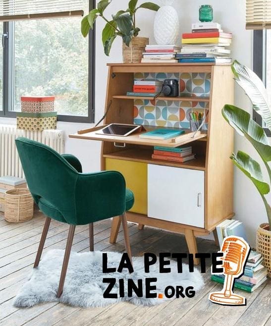 Paulette Secrétaire 3 Portes Tricolore – 