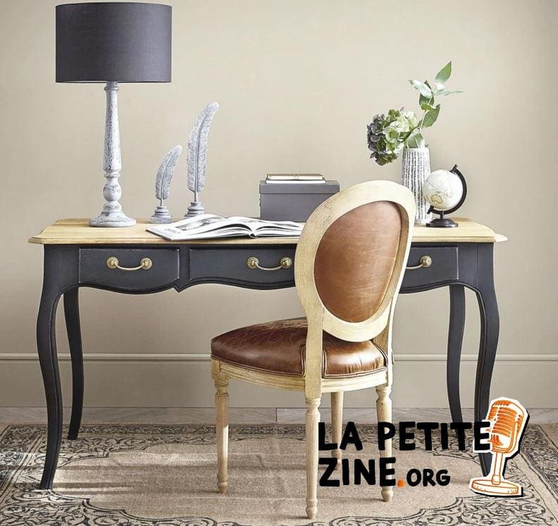 Versailles Bureau En Manguier Noir –