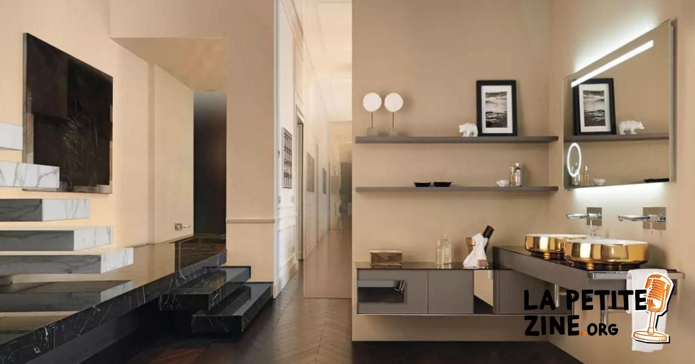 Salle de bain chic et luxueuse