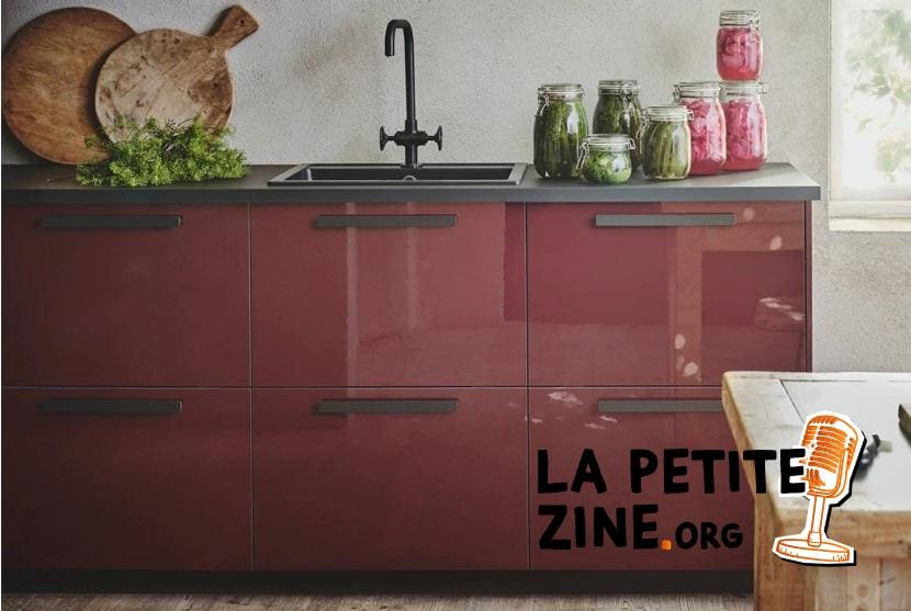 Cuisine Kallarp Rouge Brillant