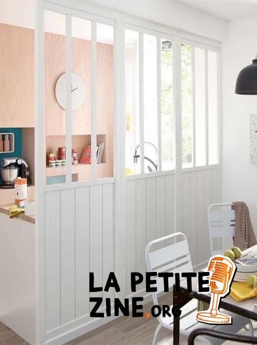 cloison Amovible Semi Vitrée 