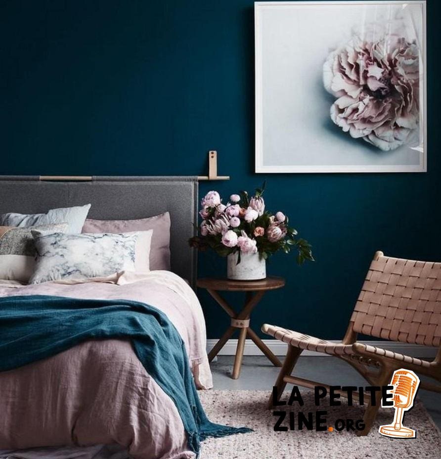 Chambre Bleue Et Rose