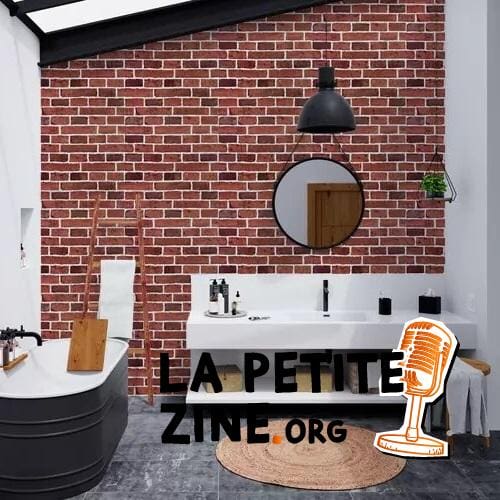 Papier peint imitation briques