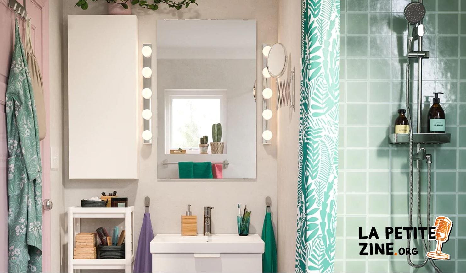 Une Salle De Bains Claire Et Pétillante –