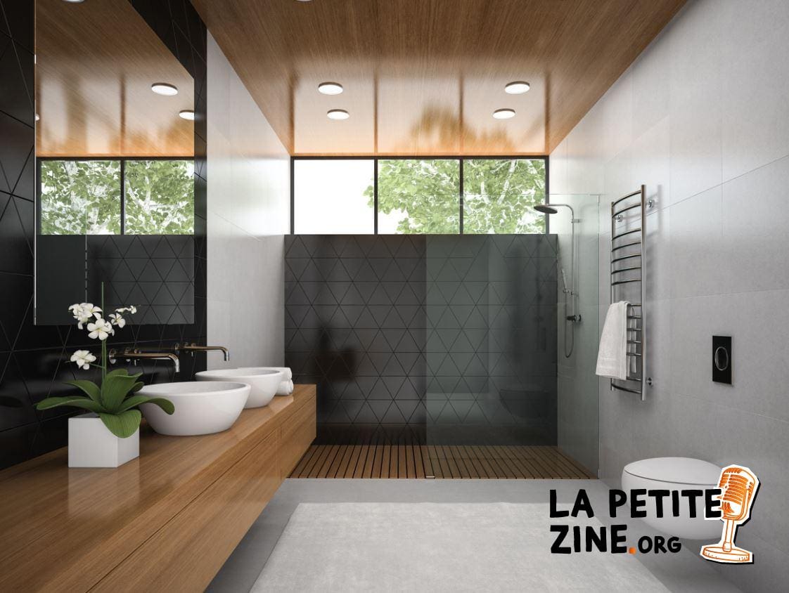 Douche à L'italienne En Bois