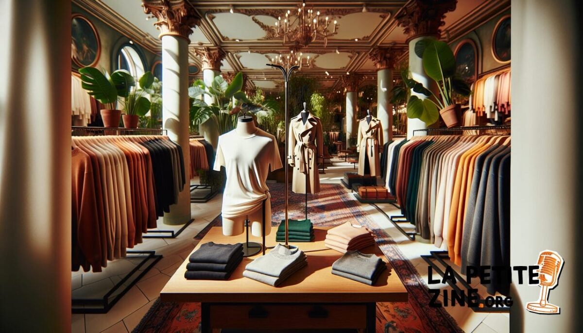 Afficher élégamment les articles de mode avec la lettre T en vedette.