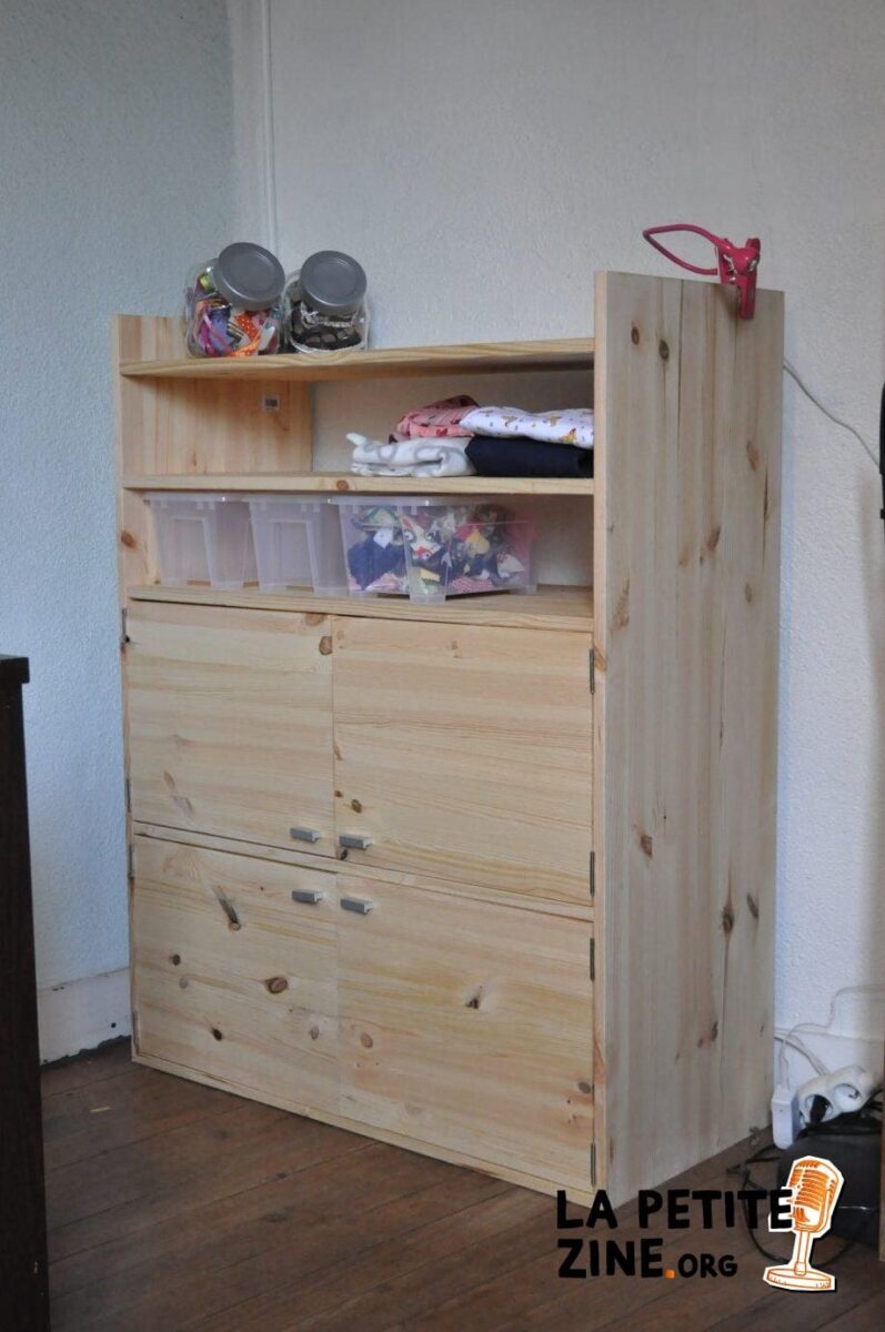 Comment fabriquer un meuble de rangement en bois ?