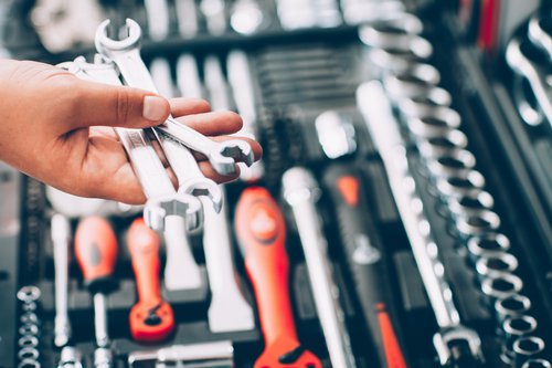 préparez les outils