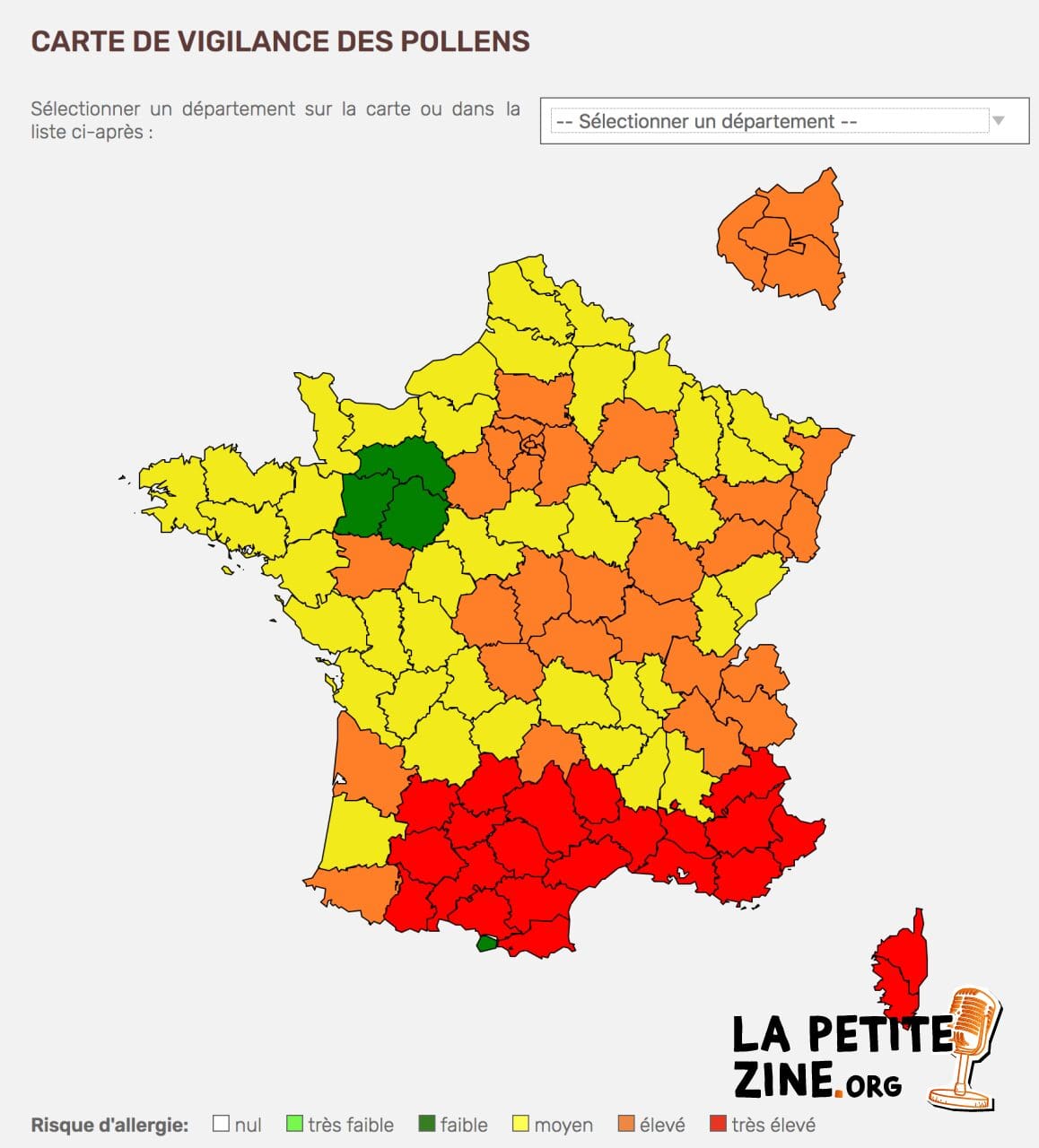 Les allergies selon les régions 4